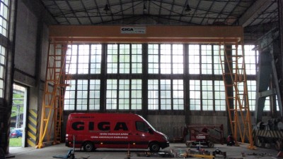 Double girder gantry crane GPMJ 12,5t/16,38m, ŠKODA JS, a.s., Plzeň