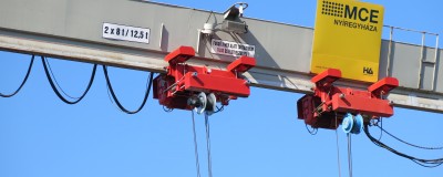Modernization of a gantry crane for MCE Nyíregyháza, Hungary