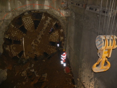 Prague metro, bridge crane GDMJ 60t for Metrostav