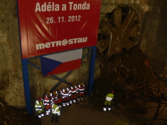 Prague metro - bridge crane GDMJ 60t for Metrostav