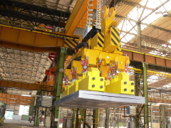 Special bridge cranes with cantilevered hoists, NYPRO Přerov