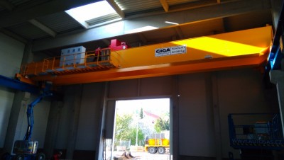 Bridge crane GDMJ 80t/22m and craneway for WIKOV MGI Hronov