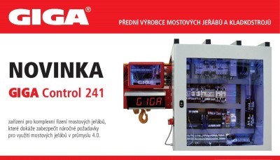 Technika a Trh, 2109/10, New control system GIGAcontrol 241 for Industry 4.0.