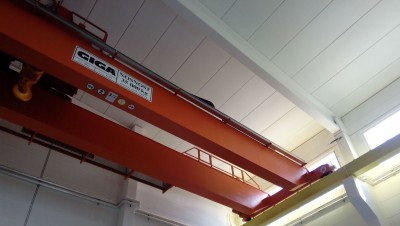 Double girder bridge crane GDMJ 35t/5t/16,5m, BETVAR for electric plant Ledvice