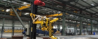 Electric wire-rope hoists for robotic welding stations in India