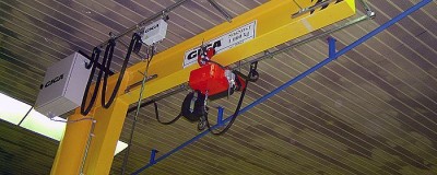 Photo gallery of column-mounted jib cranes