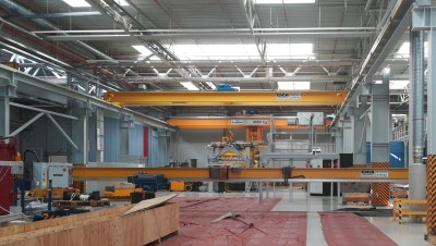 Bridge cranes pro MIELE Technika Uniov