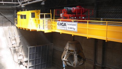 Two Bridge Cranes GDMJ 6,3t/18m for Liberec waste incineration plant - TERMIZO