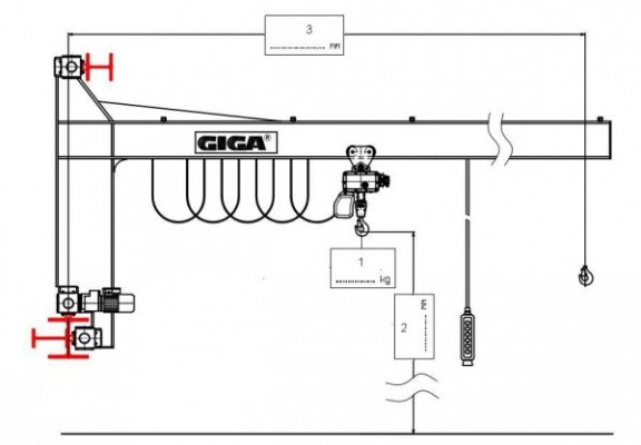 Inquiry for wall-travelling jib crane