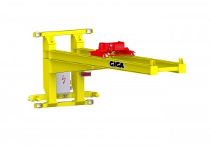 Wall-Travelling Jib Cranes