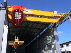 Double girder bridge crane GDMJ 50t, 15,4 m