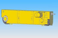 3D model of end carriages