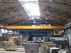 Bridge cranes of GIGA - double girder bridge crane GDMJ 5t:18,4m  foundry, with a cabin