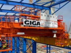 Bridge cranes of GIGA with a capacity of 125t a 165t for electric plant Poerady, 3