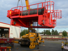 Bridge cranes of GIGA with a capacity of 125t a 165t for electric plant Počerady, 6