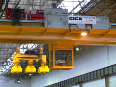 Cranes GDMJ 10t+10t-22,2m and GDMJ 12,5t-22,2m after reconstruction