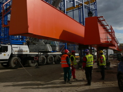 Mounting of the crane 165t and 125t