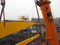 Mounting of bridge crane GDMJ 10t, 35m