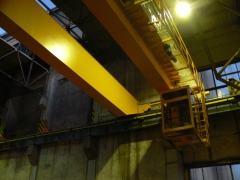 Mounting of bridge crane GDMJ 80t-12,5t-25,1m