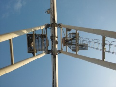 Gantry crane v MCE Hyíregyháza – status before modernization - magnet traverse