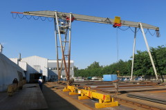 Gantry crane in MCE Hyíregyháza after modernization