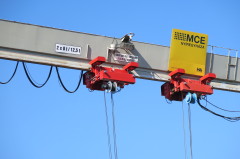 Gantry crane in MCE Hyíregyháza after modernization
