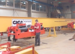 Production of bridge crane GJMJ 1,8t+1,8t-27,5m